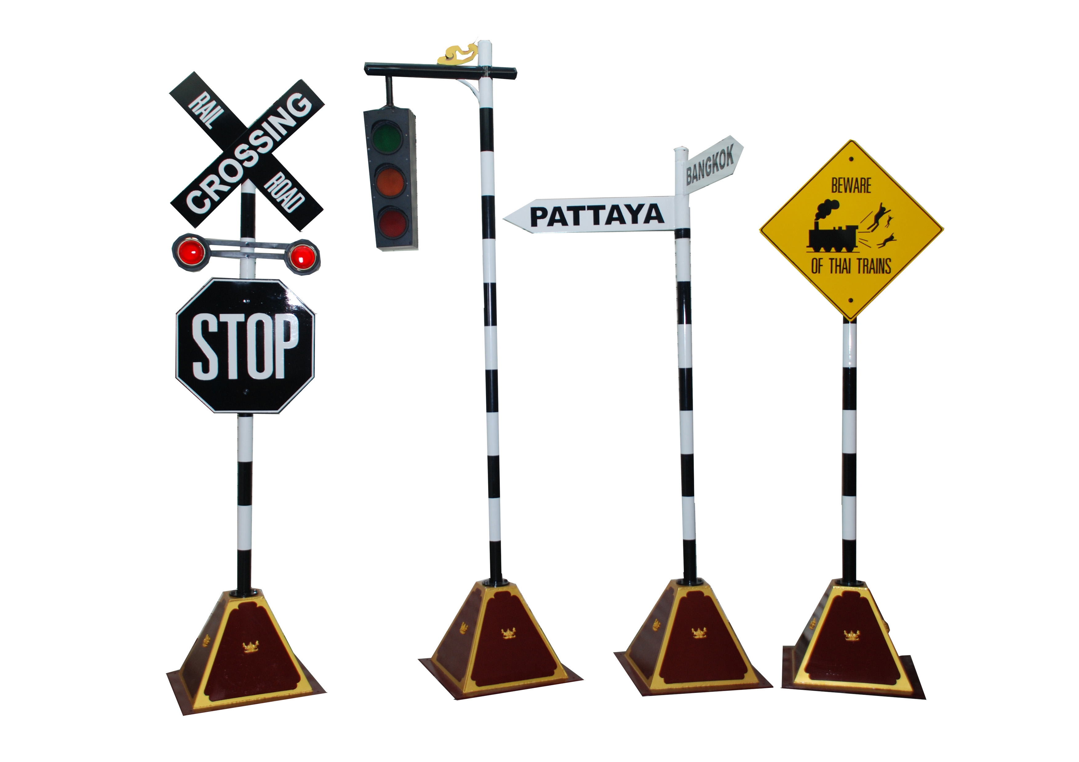 Relux ป้ายตกแต่งพื้นที่บอกสัญญาณไฟ สัญญาณจราจร รุ่น Traffic Sign